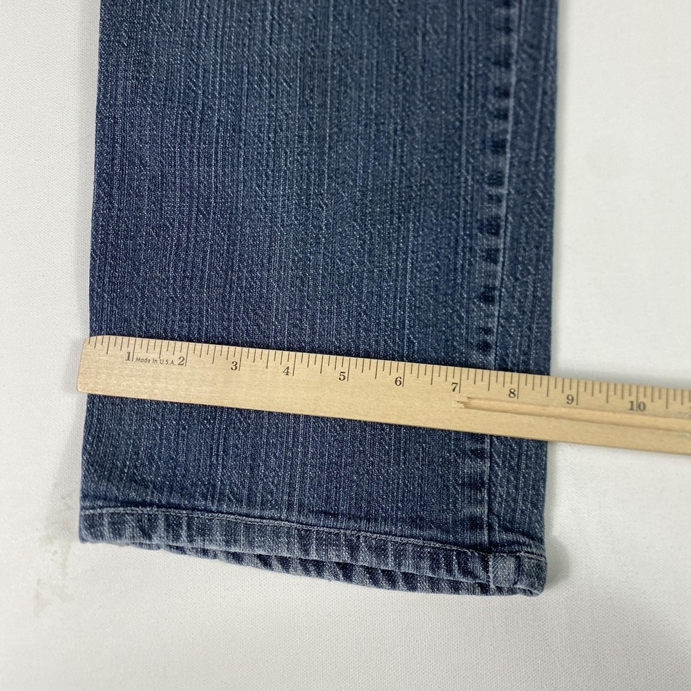 Alberto Stone T400 Modern Fit Jeans Mens 44x32 Blue Straight Leg Denim Pants - Picture 6 of 14